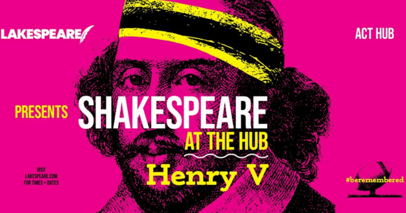 Banner image for Shakespeare at the Hub - Henry V
